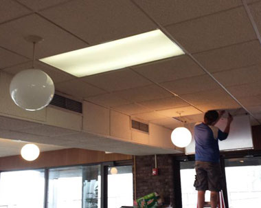 Installing Energy Efficient 4foot LED sticks