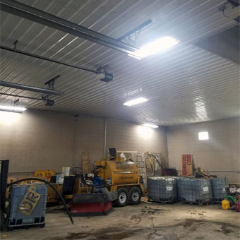 After replacing HID fixtures with energy efficient LEDs